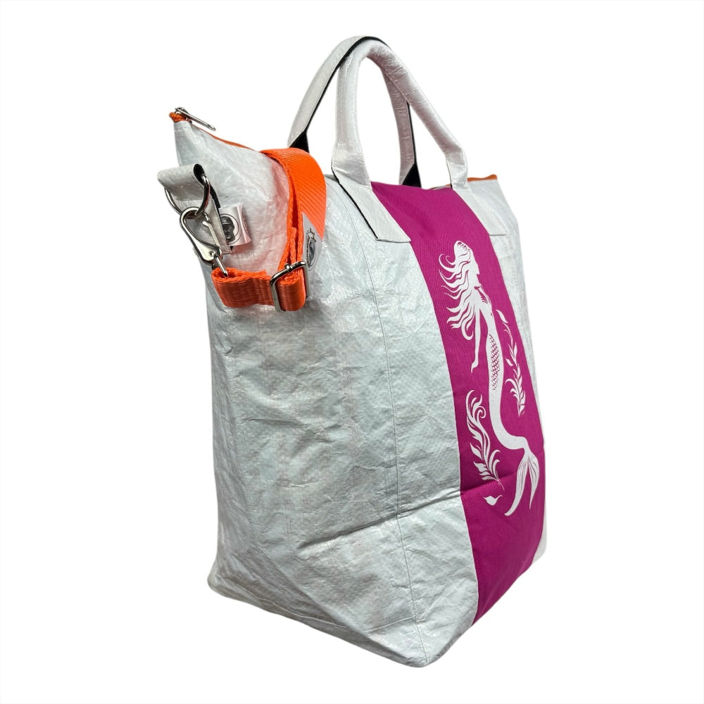 Beadbags Spacy Small Meerjungfrau weiß/pink seitlich