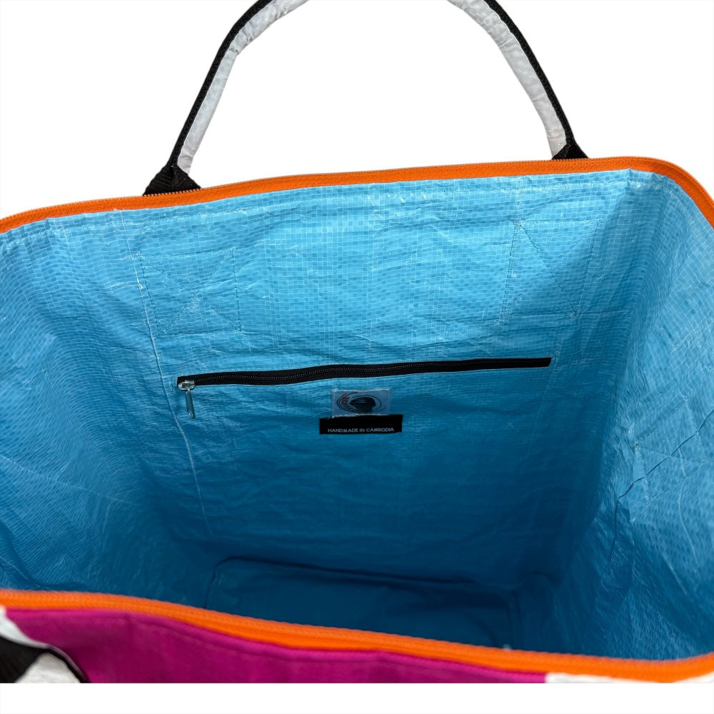 Beadbags Spacy Small Meerjungfrau weiß/pink innen