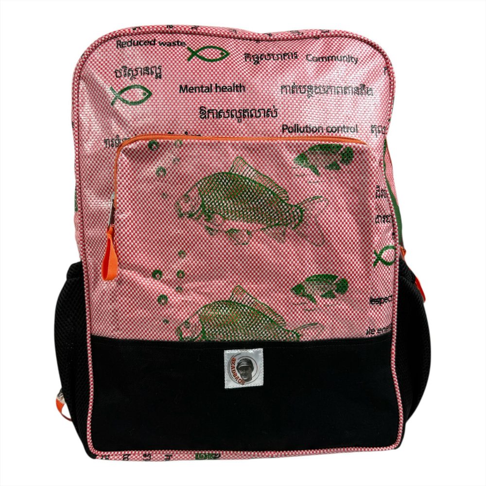 Beadbags Rucksack Ri103 rosa vorne