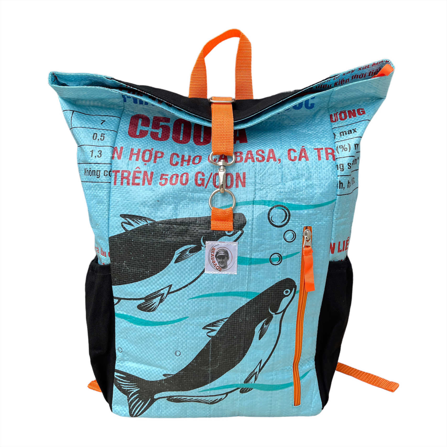 Oceanboundbags von Beadbags Rucksack Ri100 blau vorne