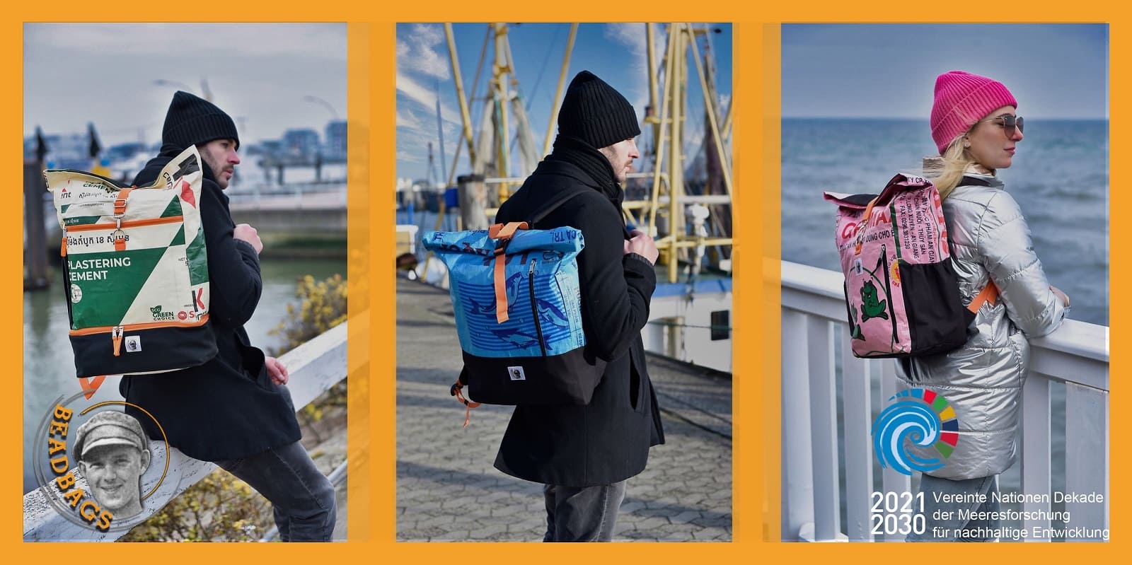 Beadbags Oceanboundbags Startseite unsere Rucksäcke