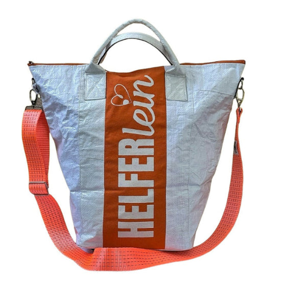 Beadbags Spacy Small Helferlein weiß/orange vorne 2