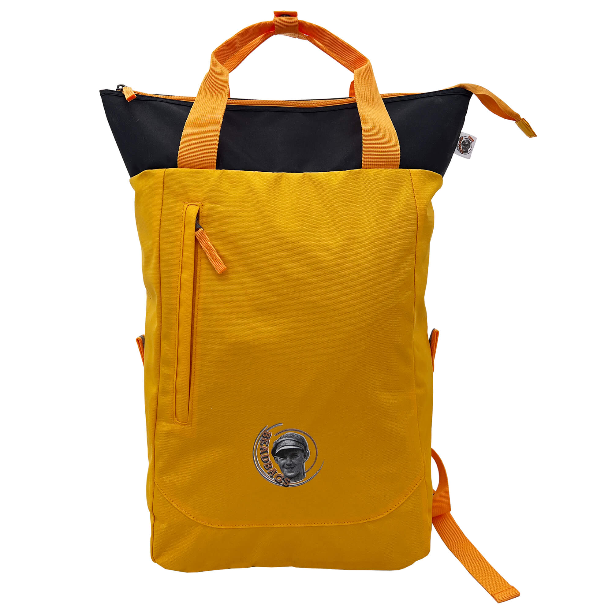 Oceanboundbags von Beadbags Rucksack Pazifik gelb vorne 1