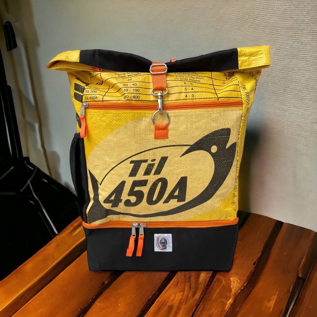 Oceanboundbags von Beadbags Sportrucksack Ri102 gelb Design 2