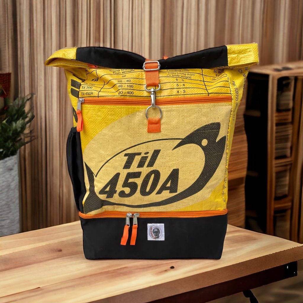 Oceanboundbags von Beadbags Sportrucksack Ri102 gelb Design 1