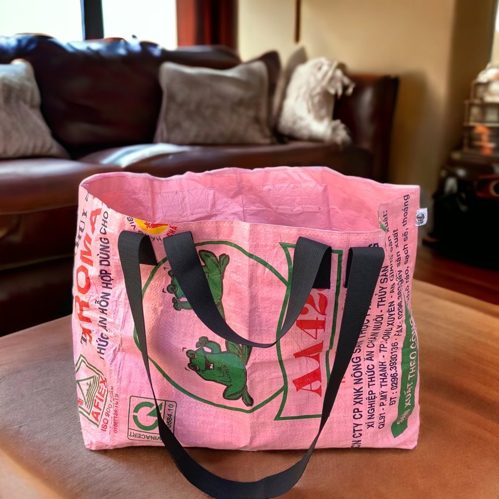 Oceanboundbags von Beadbags Tragetasche Ri42 rosa Design 1