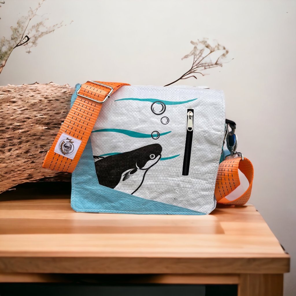 Oceanboundbags von Beadbags Messengertasche Ri81TJ weiß Design 1