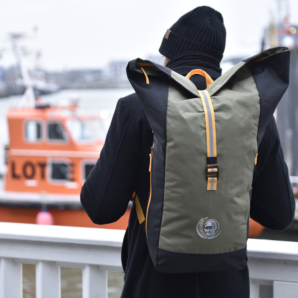 Oceanboundbags von Beadbags Rucksack Nordsee grau Personen 6