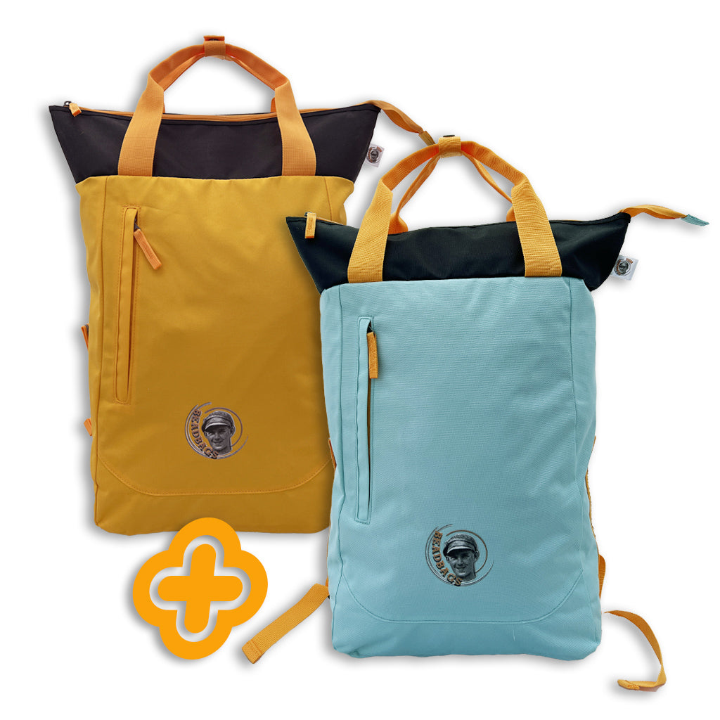 Oceanboundbags von Beadbags Rucksack Pazifik gelb und türkis Bundle 1