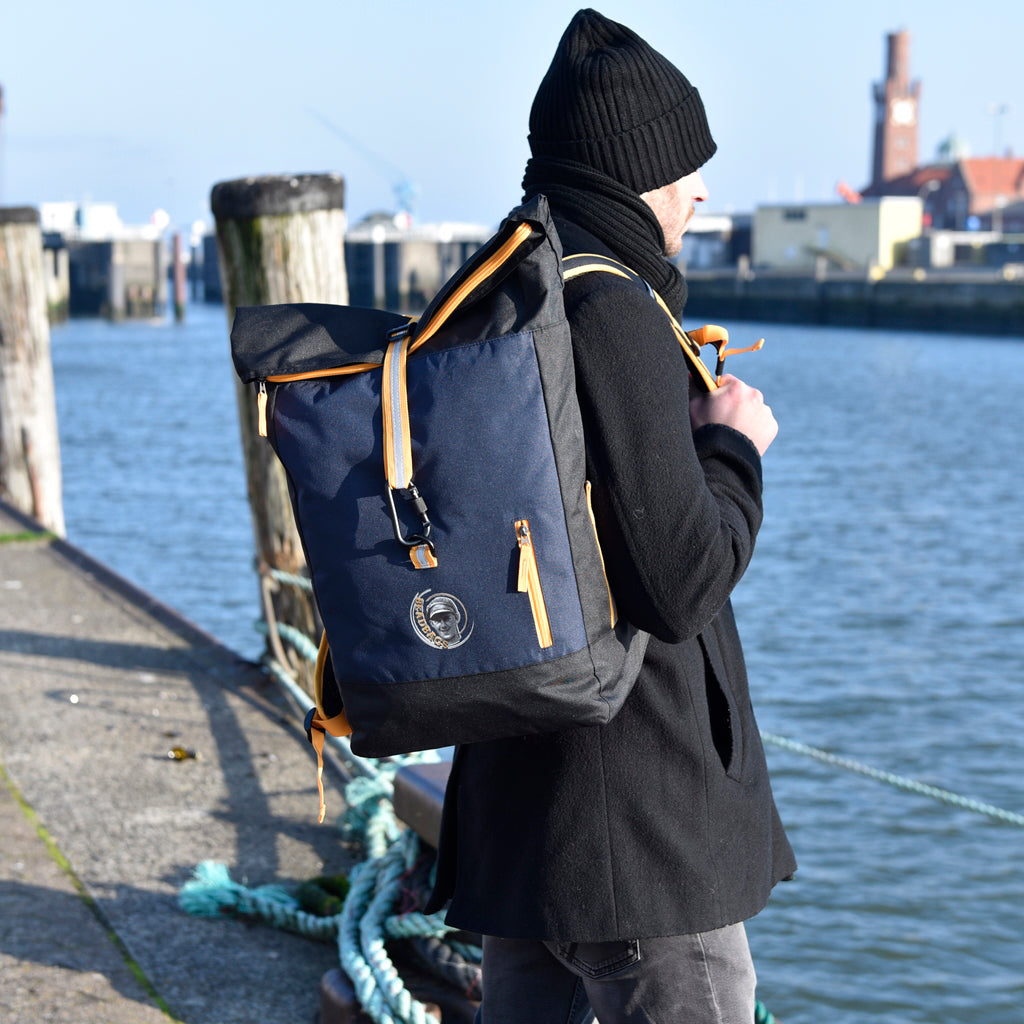 Oceanboundbags von Beadbags Rucksack Ostsee grau Personen 7
