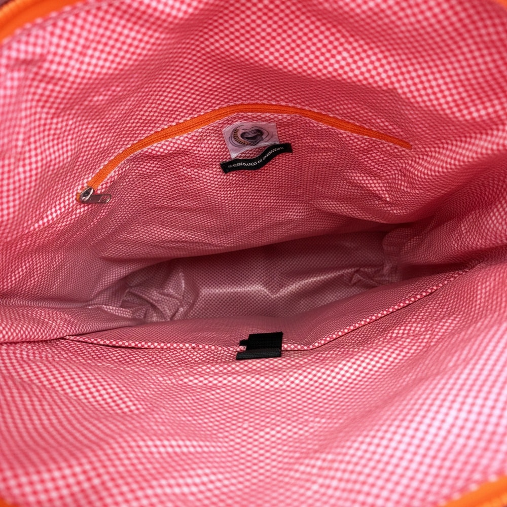 BEADBAGS Anker Rucksack – Rosa kariert, rosa Anker, weißer Patch – Produktansicht 5
