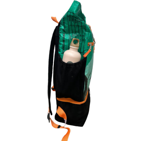 Beadbags Rucksack Ri102 dunkelgrün seitlich 2