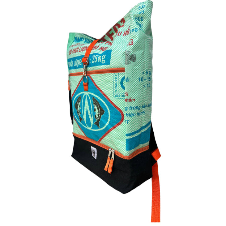 Beadbags Rucksack Ri102 mint seitlich 1