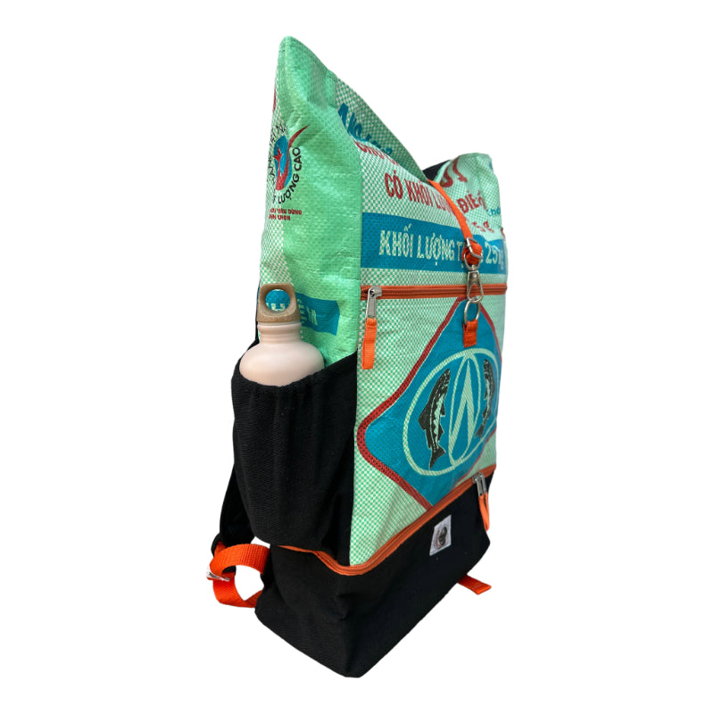Beadbags Rucksack Ri102 mint seitlich 2
