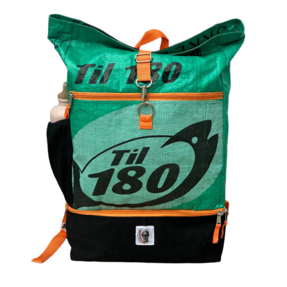 Beadbags Rucksack Ri102 dunkelgrün vorne