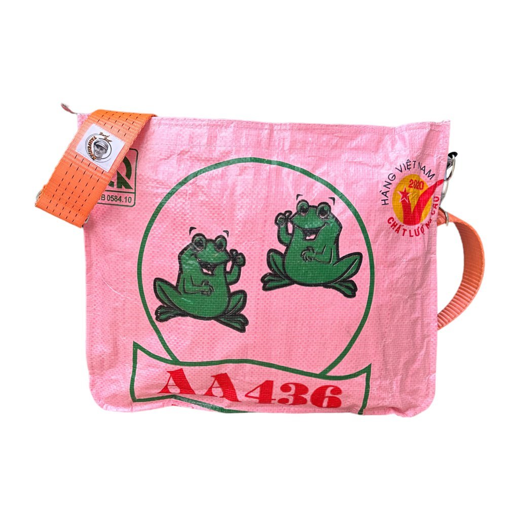 Oceanboundbags von Beadbags Shoppertag TJ77quer rosa vorne
