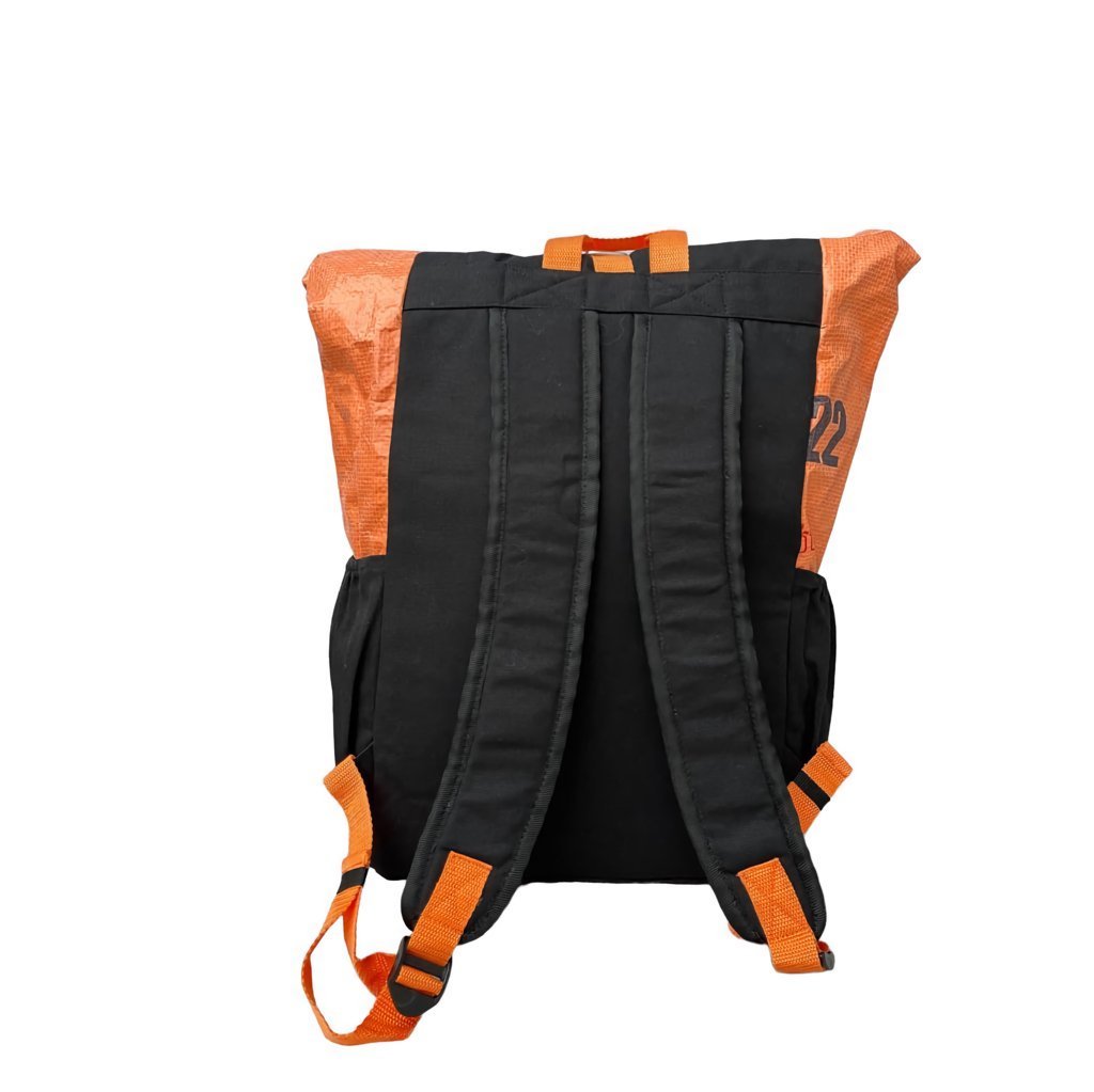 Oceanboundbags von Beadbags Rucksack Ri100 orange hinten
