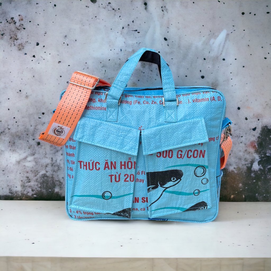 Oceanboundbags von Beadbags Schultertasche Ri84TJ blau Design 2