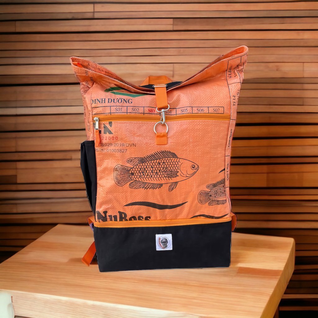 Oceanboundbags von Beadbags Sportrucksack Ri102 orange Design 2
