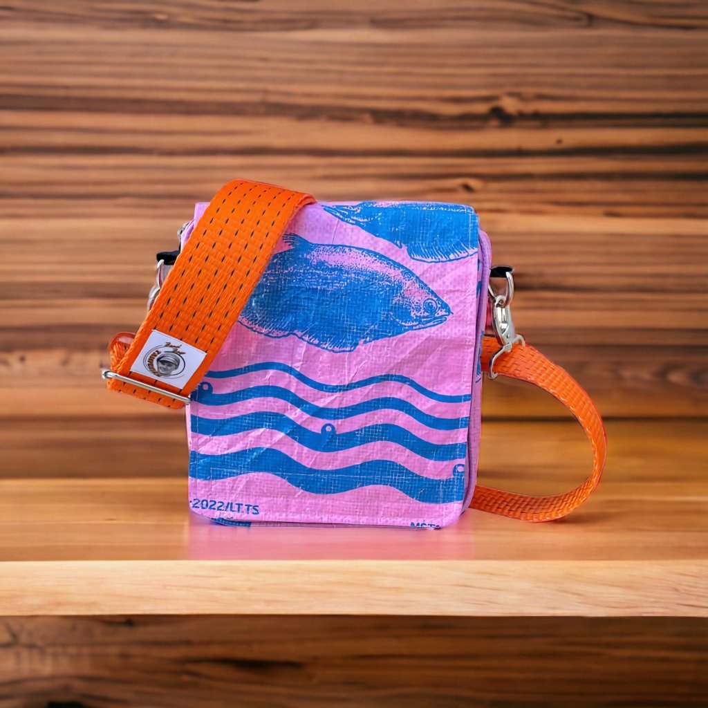 Oceanboundbags von Beadbags Schultertasche Ri10TJ rosa Design 2