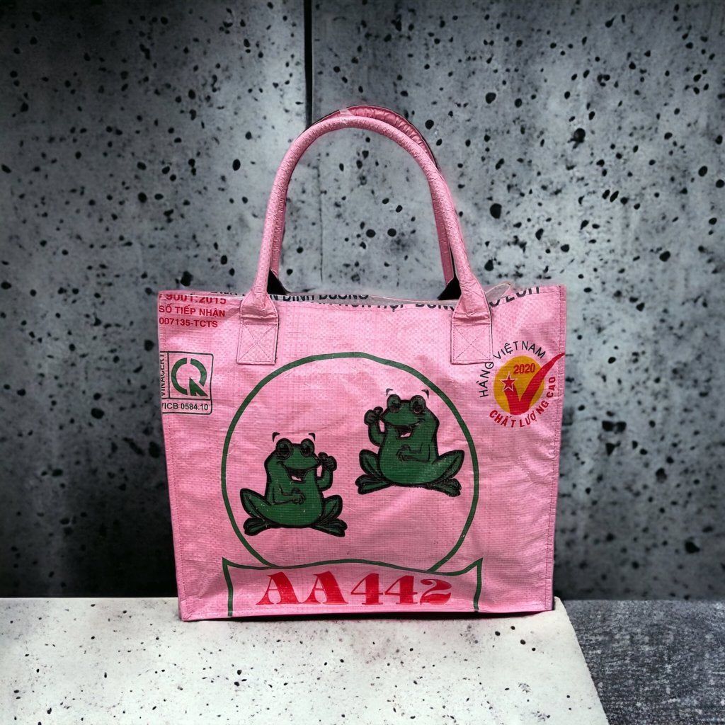 Oceanboundbags von Beadbags Einkaufstasche Ri94 rosa Design 2