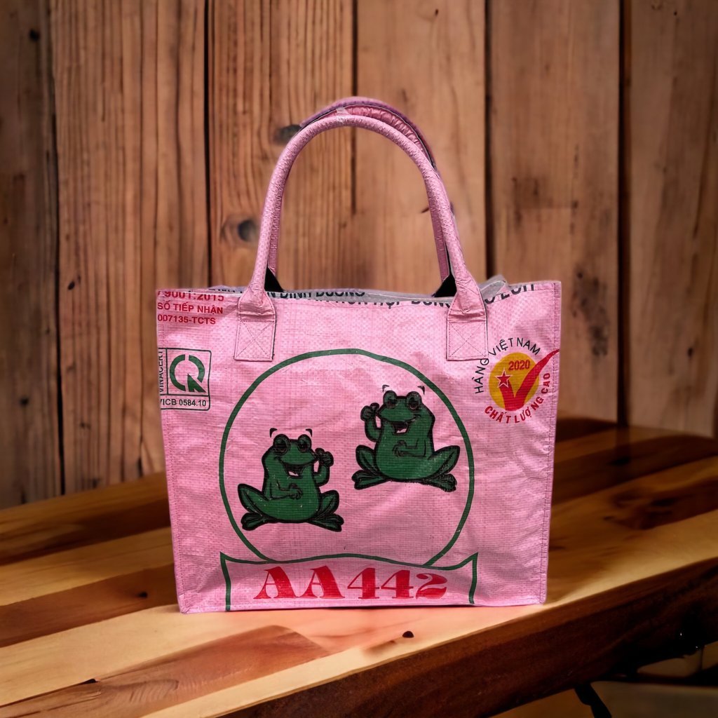 Oceanboundbags von Beadbags Einkaufstasche Ri94 rosa Design 1