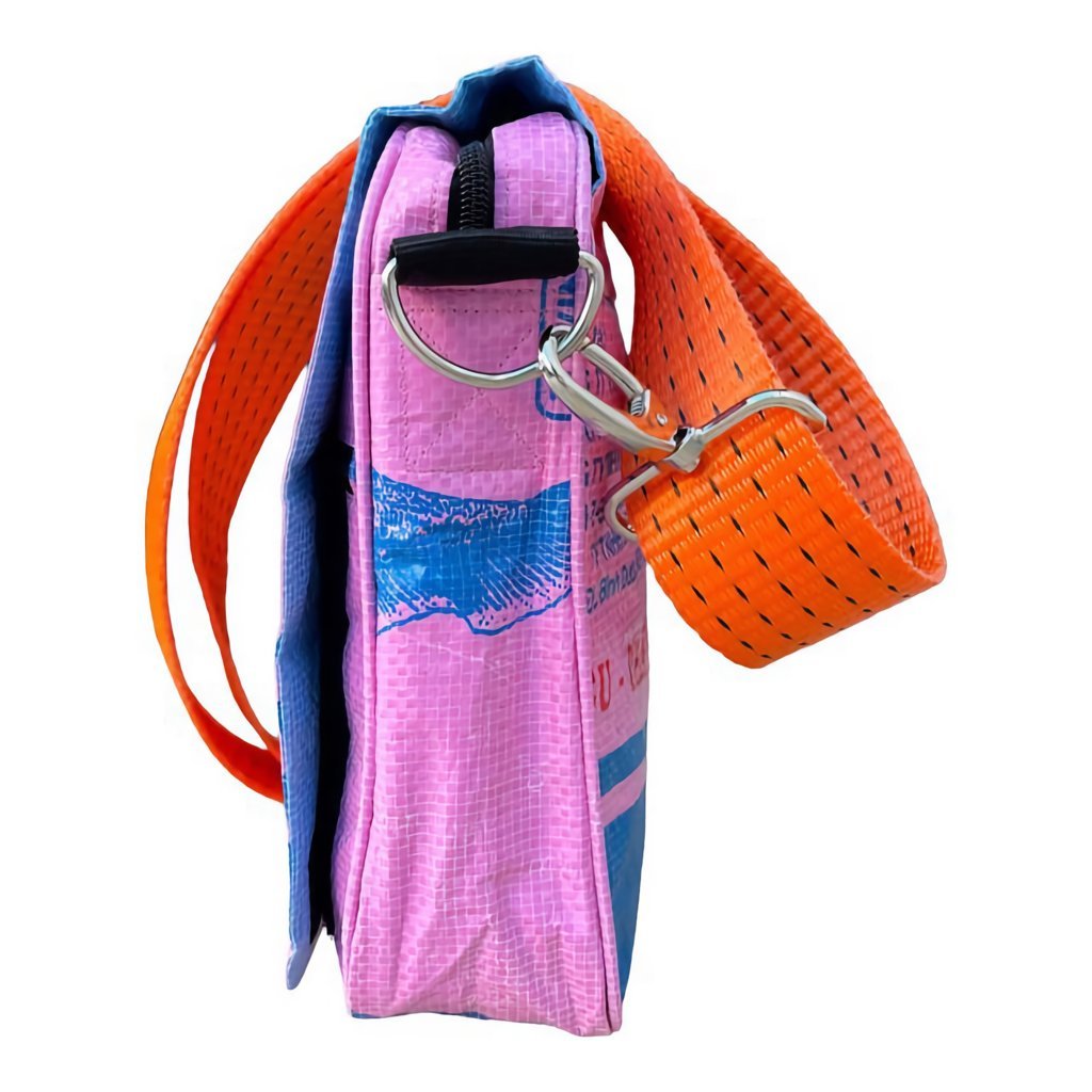 Oceanboundbags von Beadbags Schultertasche Ri10TJ rosa seitlich