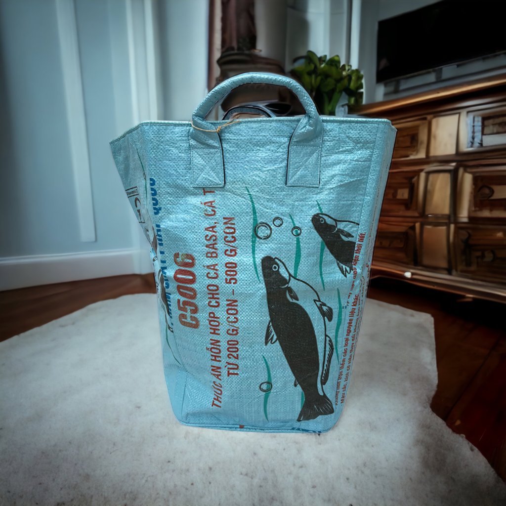 Oceanboundbags von Beadbags Wäschesack Ri8 hellblau Design 1