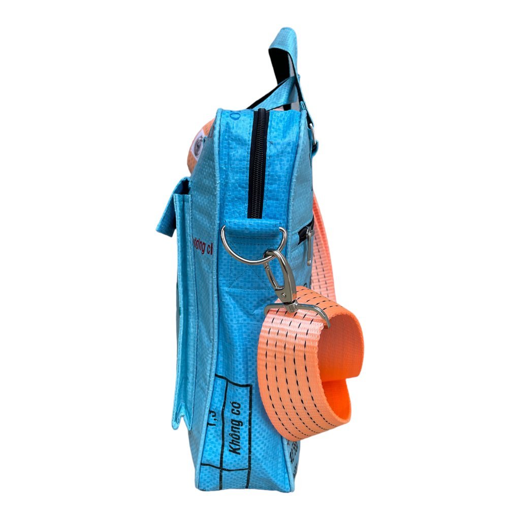 Oceanboundbags von Beadbags Schultertasche Ri84TJ blau seitlich 1