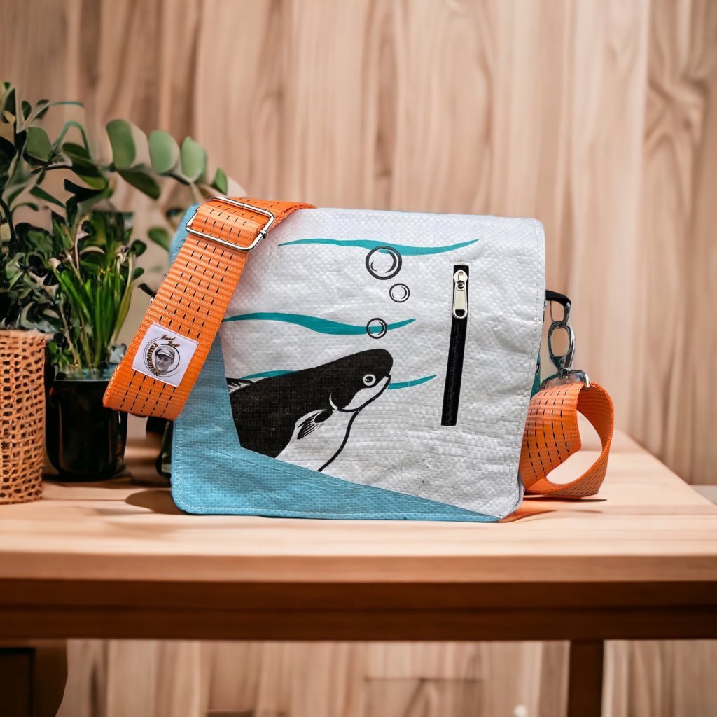 Oceanboundbags von Beadbags Messengertasche Ri81TJ weiß Design 2