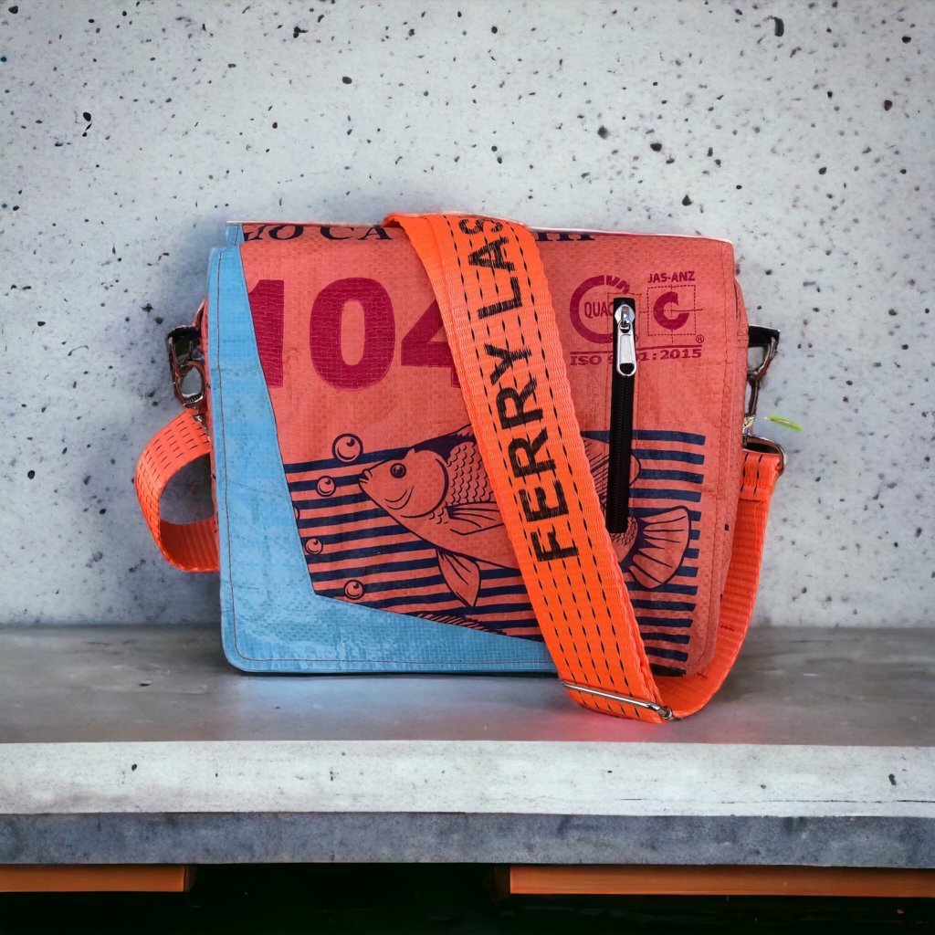 Oceanboundbags von Beadbags Messengertasche Ri81TJ orange Design 2
