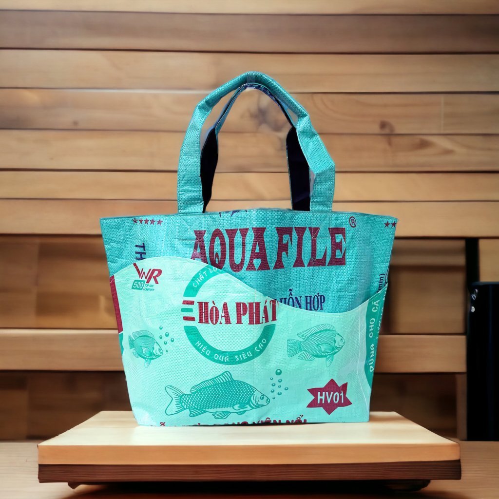 Oceanboundbags von Beadbags Tragetasche Ri83 grün Design 1