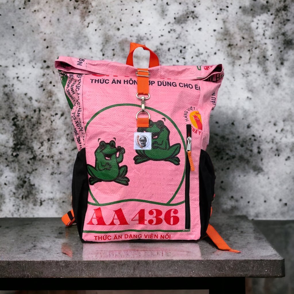 Oceanboundbags von Beadbags Rucksack Ri100 rosa Design 1
