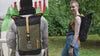 Oceanboundbags von Beadbags Rucksack Ostsee oliv Video