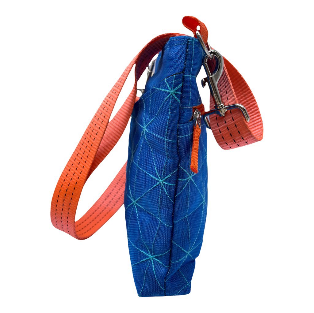Oceanboundbags von Beadbags Schultertasche Net11TJ blau seitlich