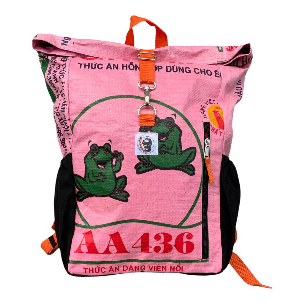Oceanboundbags von Beadbags Rucksack Ri100 rosa vorne