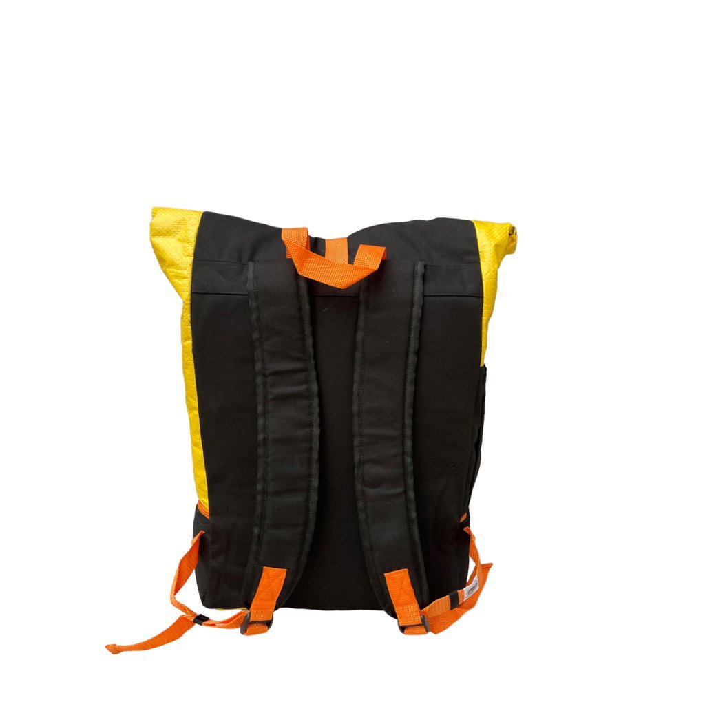 Oceanboundbags von Beadbags Rucksack Ri102 gelb hinten