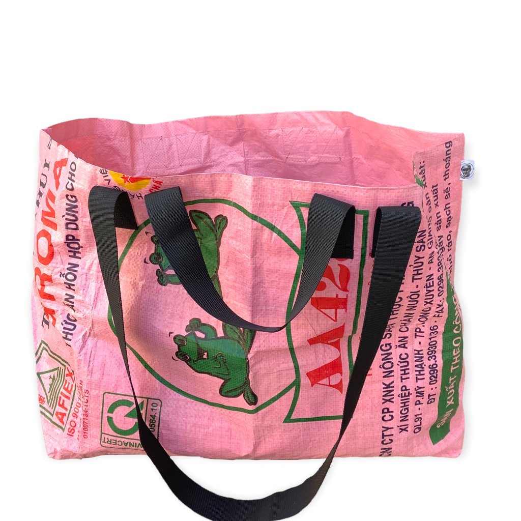 Oceanboundbags von Beadbags Tragetasche Ri42 rosa vorne