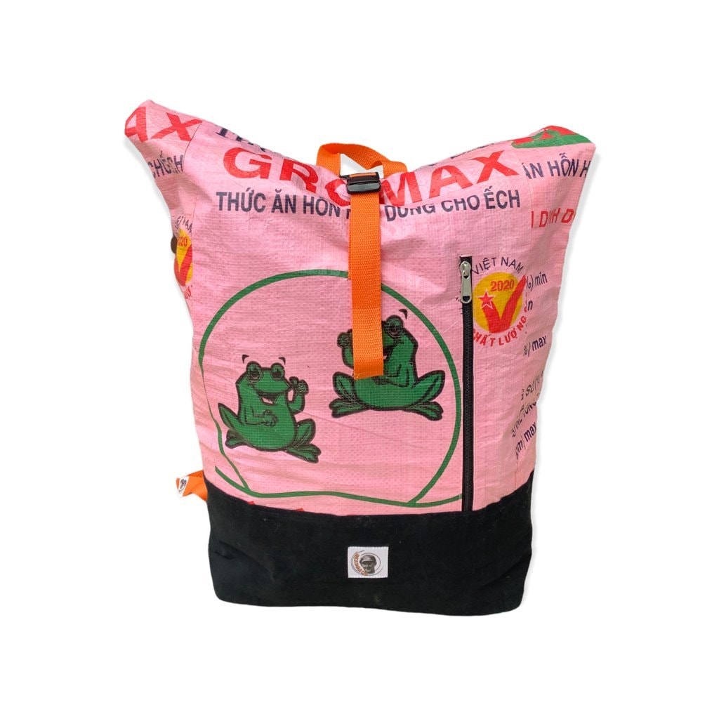 Oceanboundbags von Beadbags Rucksack Ri99 rosa vorne