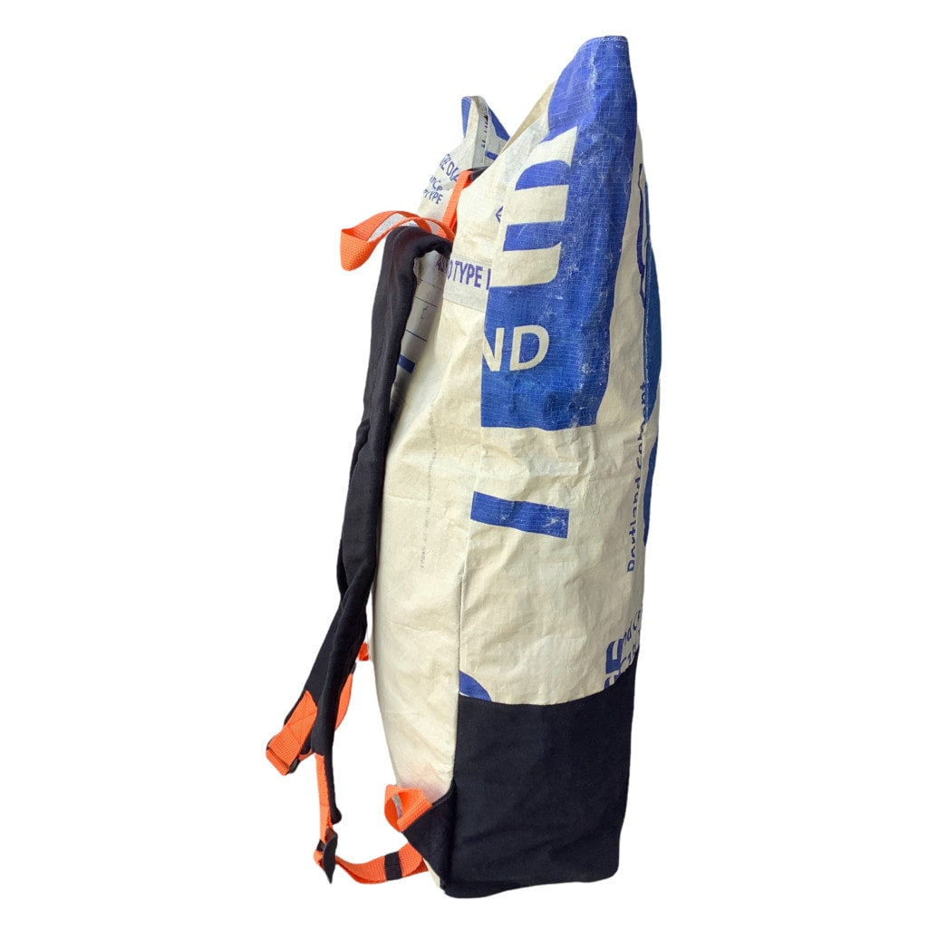 Oceanboundbags von Beadbags Rucksack Ri99 Zement Adler seitlich