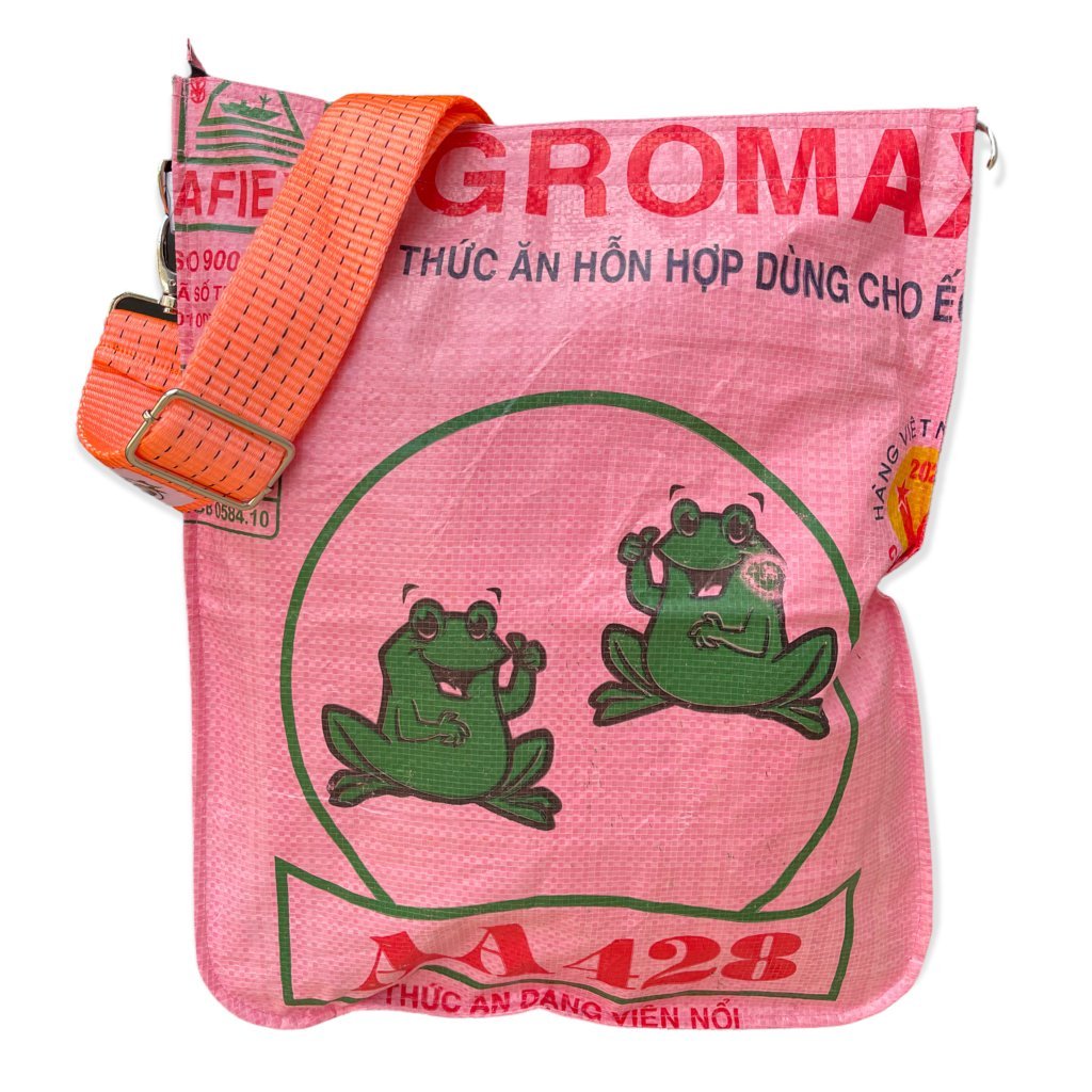 Oceanboundbags von Beadbags Schultertasche TJ77 rosa vorne