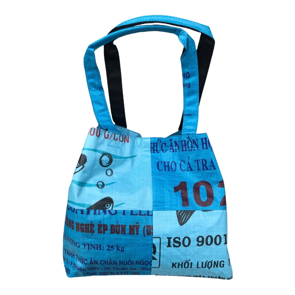 Oceanboundbags von Beadbags Tragetasche Ri1 blau vorne 3