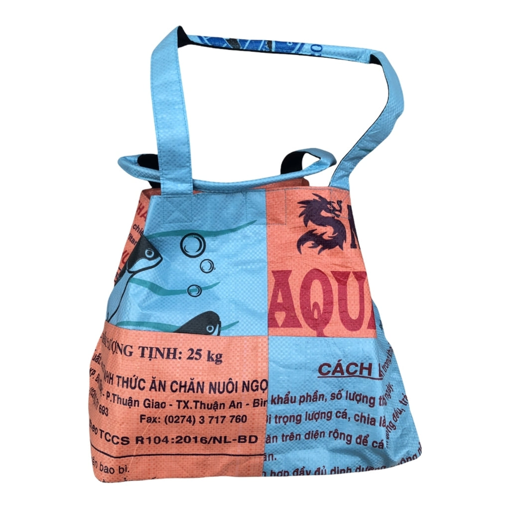 Oceanboundbags von Beadbags Ri1 hellblau-orange vorne 2