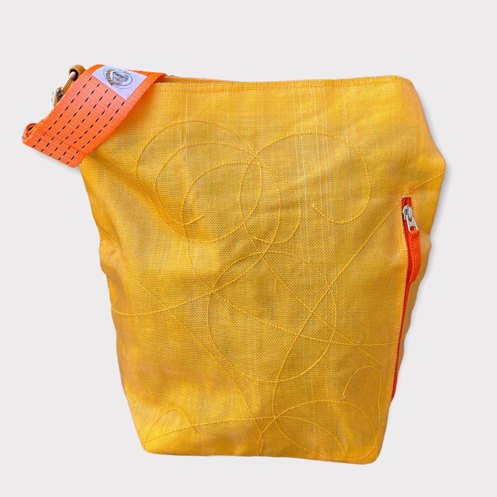 Oceanboundbags von Beadbags Schultertasche Net3TJ gelb vorne
